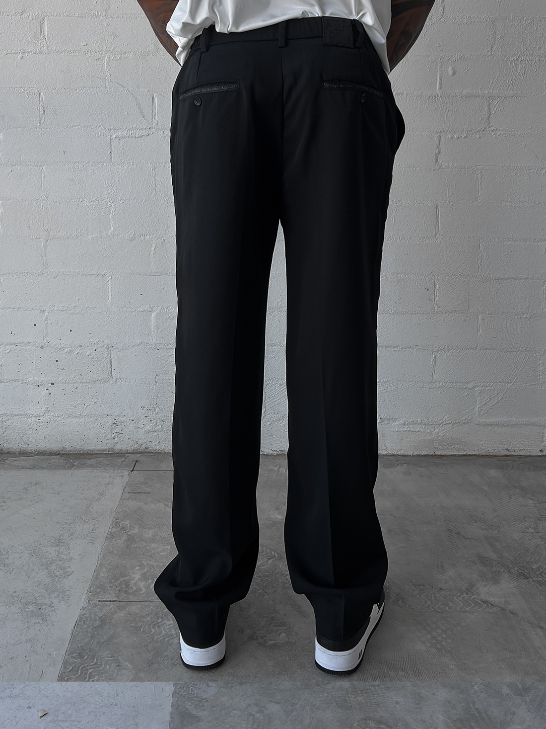 Unisex Straight Leg Tailored Trousers